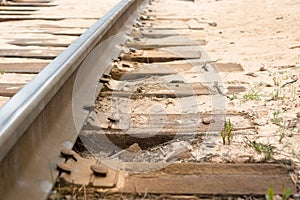 Rail Track in Sand