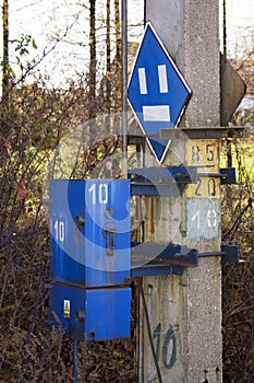 Rail traffic signalization equipment