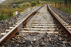 Rail train curve