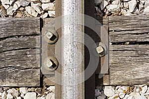 Rail train fastening