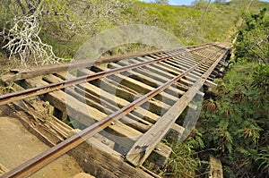 Rail Truss Bridge at Koko Crater