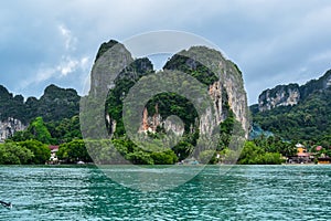 Railay beach tropical paradise in Krabi, Thailand