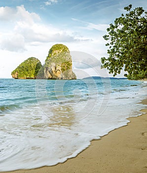 Railay beach in Krabi province, Thailand