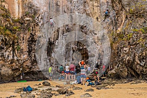 Railay beach in Krabi Thailand