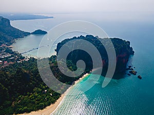 Railay Beach Krabi Thailand, the tropical beach of Railay Krabi