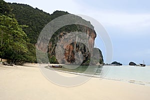 Railay beach resort krabi thailand photo