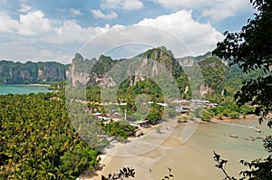 Railay beach from view point