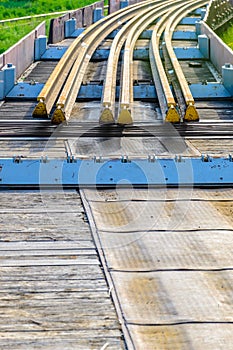 Railhead elements. The rail lash