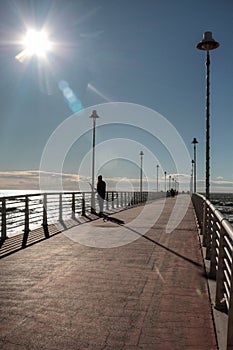 The railing drummer on the pier 01