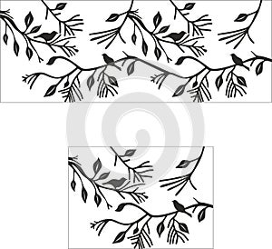 Railing Glass Pattern vector Art