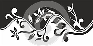 Railing Glass Pattern vector Art