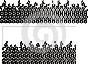 Railing Glass Pattern vector Art