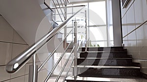 a railing system, emphasizing its functionality and aesthetic appeal in various architectural settings.