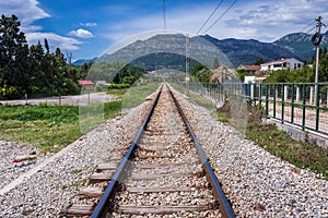 Railroad in Bar city