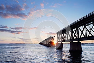 Railroad bridge at Bahia Honda State Park