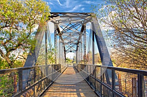 Railroad Bridge Over Iron Horse Trailhead photo