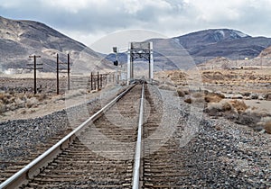 Railroad bridge over the Truckee River