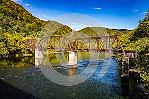 Railroad bridge River Crossing