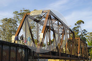 Railroad Bridge in Santa Cruz, California