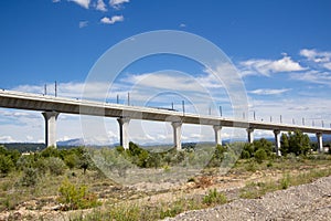 Railroad bridge for TGV in France