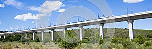 Railroad bridge for TGV in France