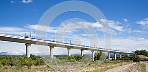 Railroad bridge for TGV in France