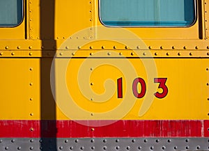 Railroad car number 103