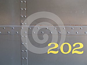 Railroad car number 202