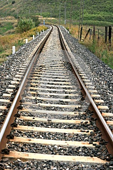 Railroad in countryside