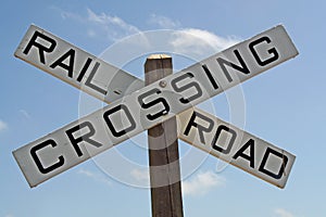 Railroad Crossing Sign photo