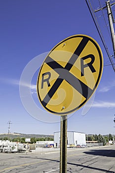 Railroad Crossing Sign photo