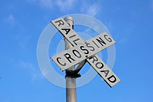 Railroad crossing photo