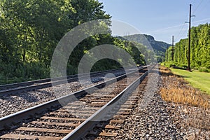 Railroad Double Track Mainline