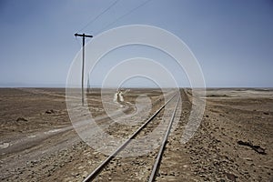 Railroad through Farallon de Tara