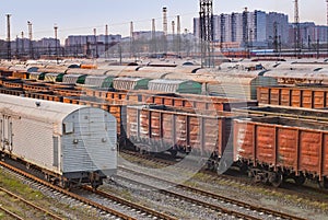 Railroad freight wagons