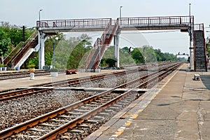 The railroad intended for the train to run.