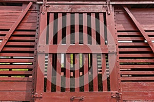 Railroad Livestock Box Car Door