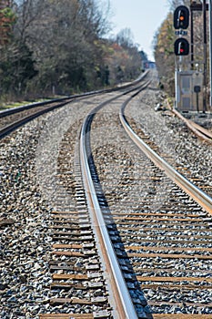 Railroad path to somewhere or nowhere