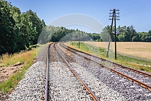 Railroad in Poland