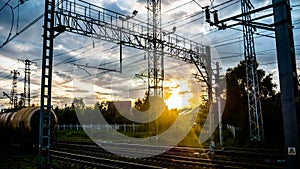 Railroad on the race