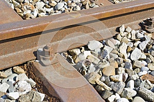 Railroad rail and ties