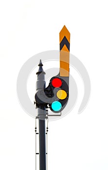 Railroad semaphore photo