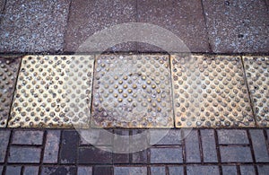 Railroad station platform