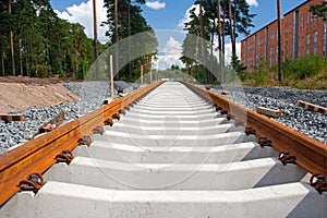 Railroad ties photo