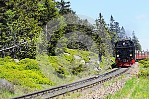 Railroad to Brocken Mountain