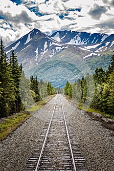 Railroad to the Denali National Park, Alaska