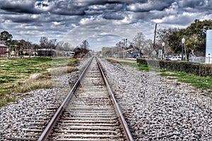 Railroad track photo