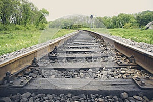 Railroad track