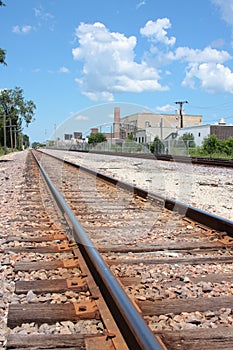 Railroad tracks