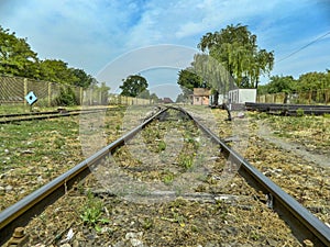 Railroad tracks